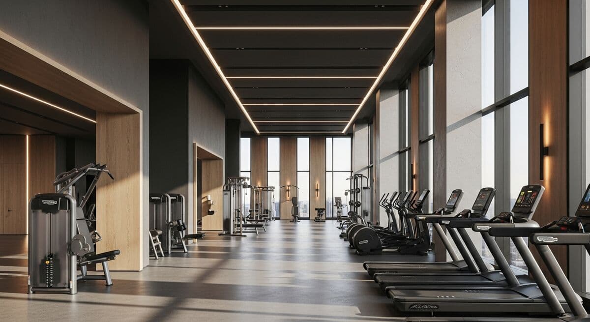 Pro Fitness Repair technician servicing hotel equipment